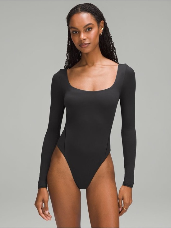 lululemon athletica Tops - Lululemon Wundermost Ultra-Soft Squareneck Long Sleeve Bodysuit